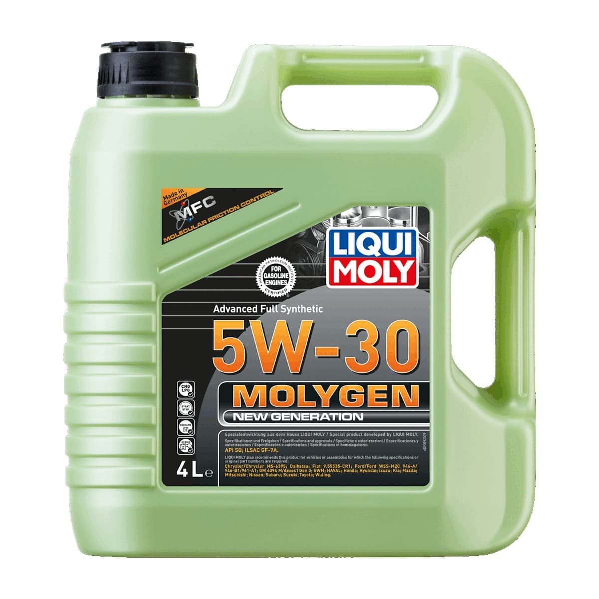 LIQUI MOLY 5W30 4 LT GASOLINA SINTETICO Ref. 9089