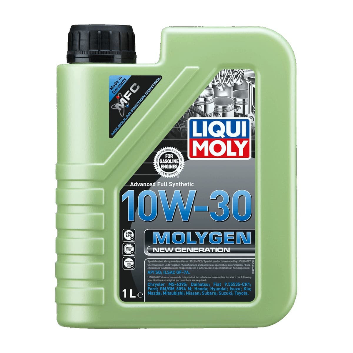 LIQUI MOLY 10W30 1LT MOLYGEN SINTET TUNGSTEND Ref. 9975