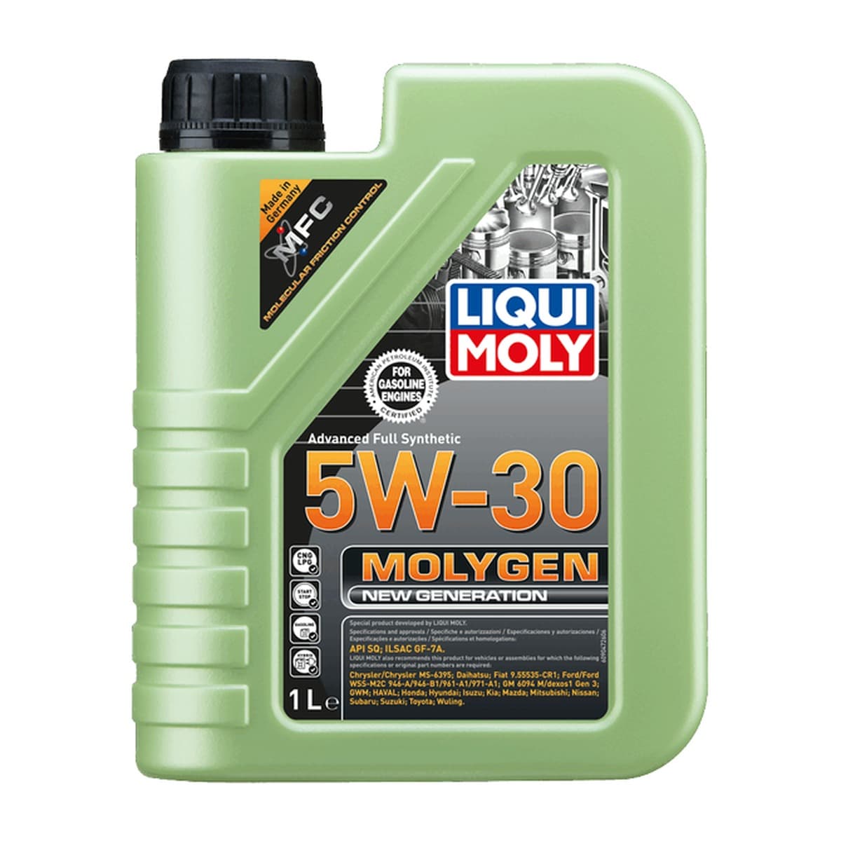 LIQUI MOLY 5W30 1 LT GASOLINA SINTETICO Ref. 9047
